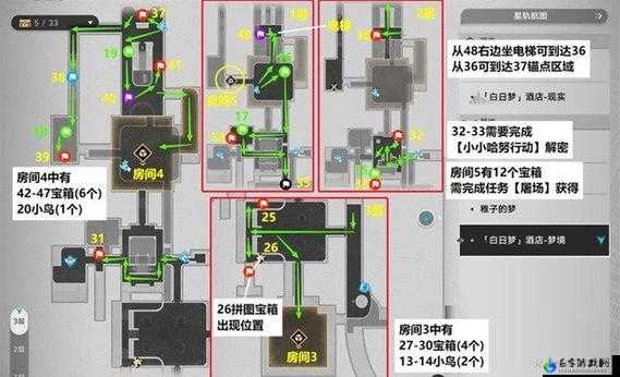 崩坏星穹铁道白日梦酒店小鸟位置